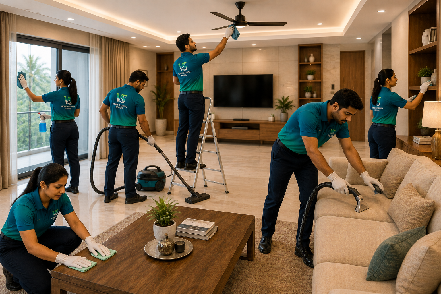 Full apartment cleaning by VS Home Cleaning Services